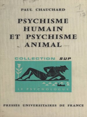 cover image of Psychisme humain et psychisme animal